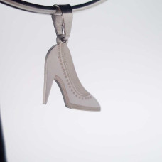 10 pezzi Charms in acciaio scarpetta 14x17 