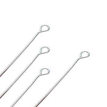 Chiodini a occhiello in acciaio inox 60x07 mm pacco 100 pz