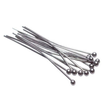 Chiodini a pallina in acciaio 30x06 mm 50 pz