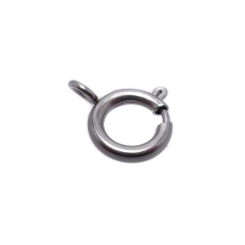 Chiusura tonda a molla acciaio 10 mm conf. 4 pz