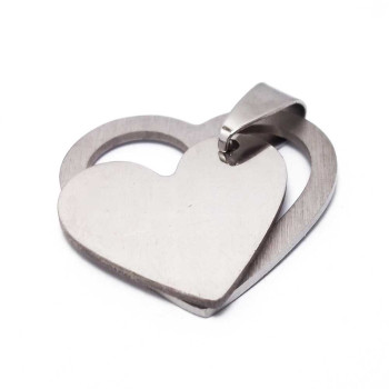 Cuore Ad Incastro 24 mm pacco 1 pezzo