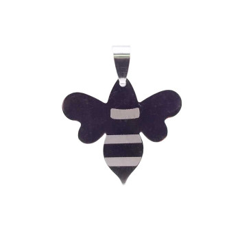 CIONDOLO IN ACCIAIO STILE TIFFANY APE 30x32 MM 1 PZ 