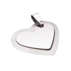 Cuore Ad Incastro 24 mm pacco 1 pezzo