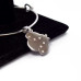 Ciondolo coccinella acciaio 21 mm pacco 1 pezzo