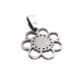 Ciondolo fiore intagliato 20 mm 1 pezzo