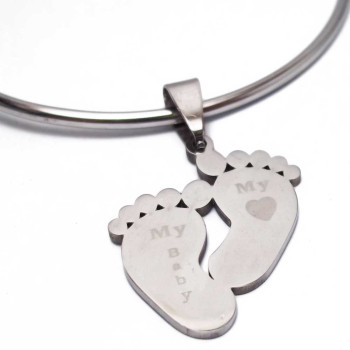 PIEDINI CON SCRITTA 26 MM PACCO 1 PEZZO