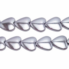 EMATITE CUORE ARGENTO 10 MM PACCO 4 PEZZI