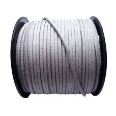 FILO ALCANTARA GRIGIO 3 MM PACCO 2 MT
