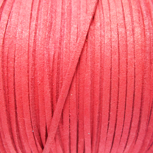 FILO ALCANTARA ROSSO ROMANO 3 MM PACCO 2 MT