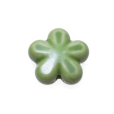Perline in ceramica flowers in 18 mm pacco 1 pz