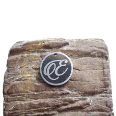 10 pezzk Charms lettera E in acciaio 