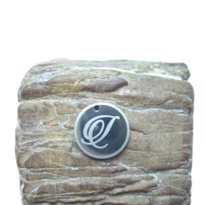 Charms lettera I tonda 18 mm 5 pezzi Charms lettera I tonda 18 mm 5 pezzi