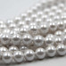 Perle di maiorca bianche lucido 5 mm filo 40 cm Perle di maiorca bianche lucido 5 mm filo 40 cm