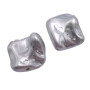 Perle maiorca grigio lucido 12x20 mm pacco 1 pezzo