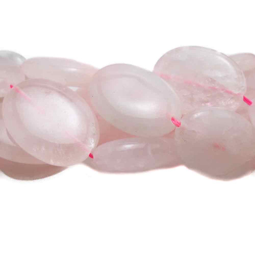 QUARZO ROSA OVALE 26X19 MM PACCO 1 PEZZO