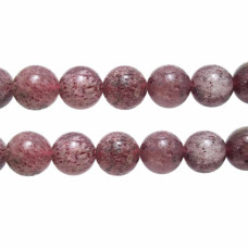 Quarzo rosso 8.5 mm pacco 10 pz